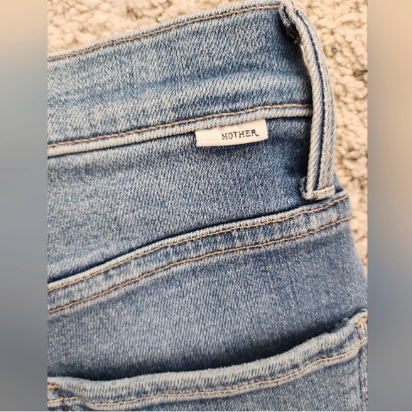 MOTHER high waisted Rider Ankle Fray - Picture 4 of 11